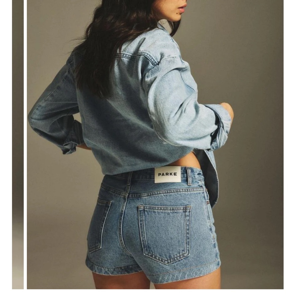Parke Women's Blue Denim Shorts